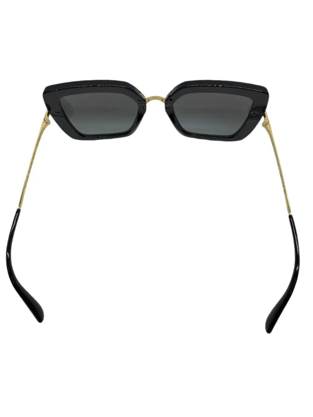 Dolce & Gabbana Sunglasses Eyewear Square Acetate Black Gold